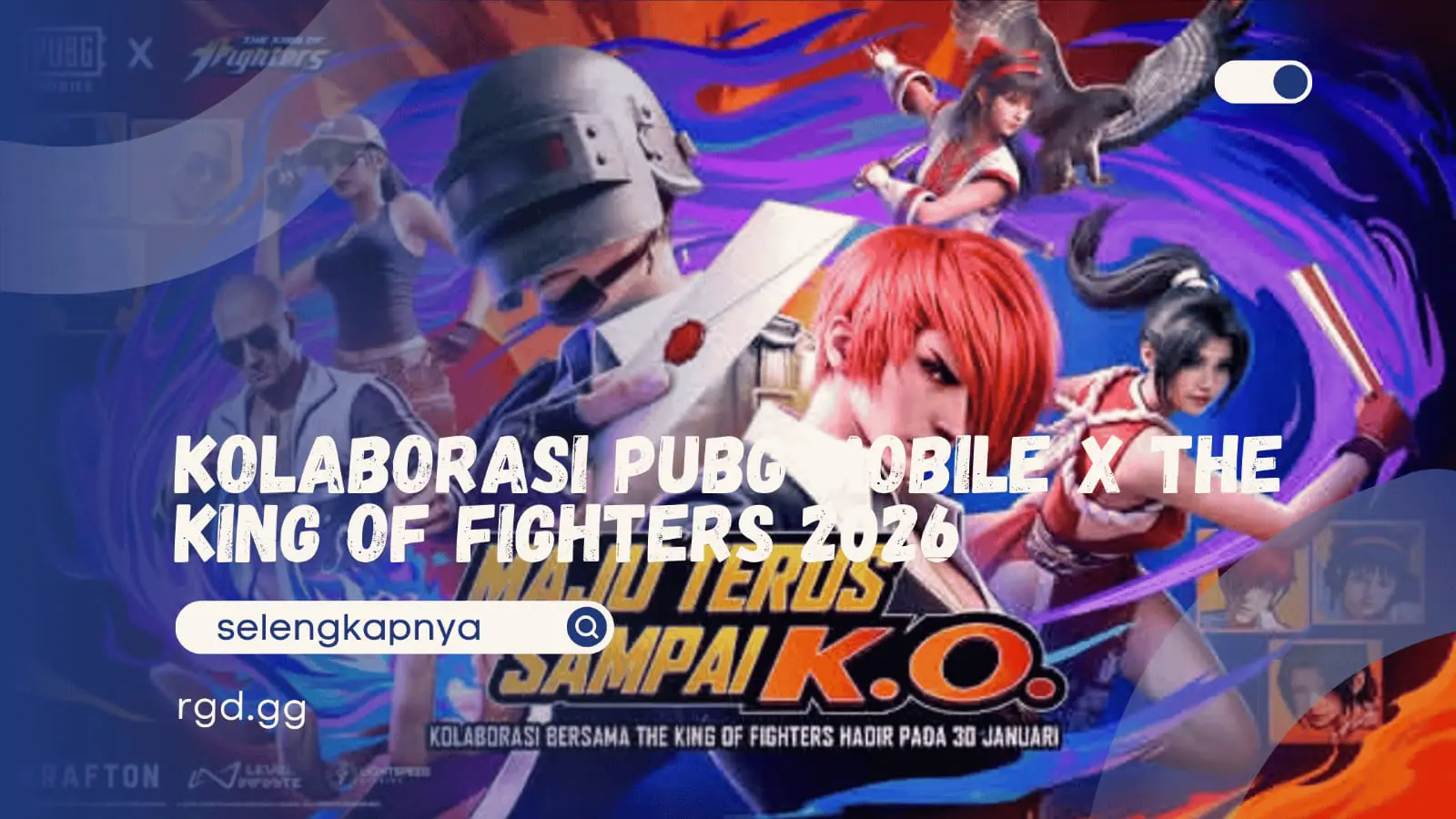 Kolaborasi PUBG MOBILE x The King of Fighters 2026  banner