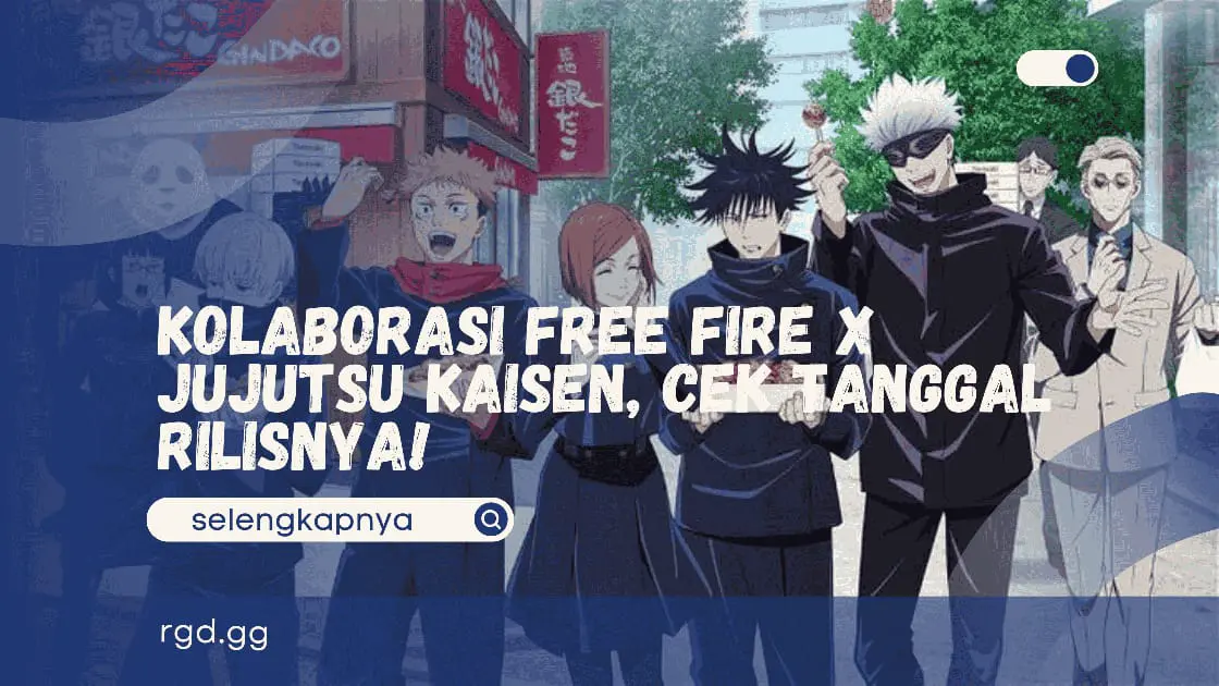Kolaborasi Free Fire x Jujutsu Kaisen, Cek Tanggal Rilisnya!