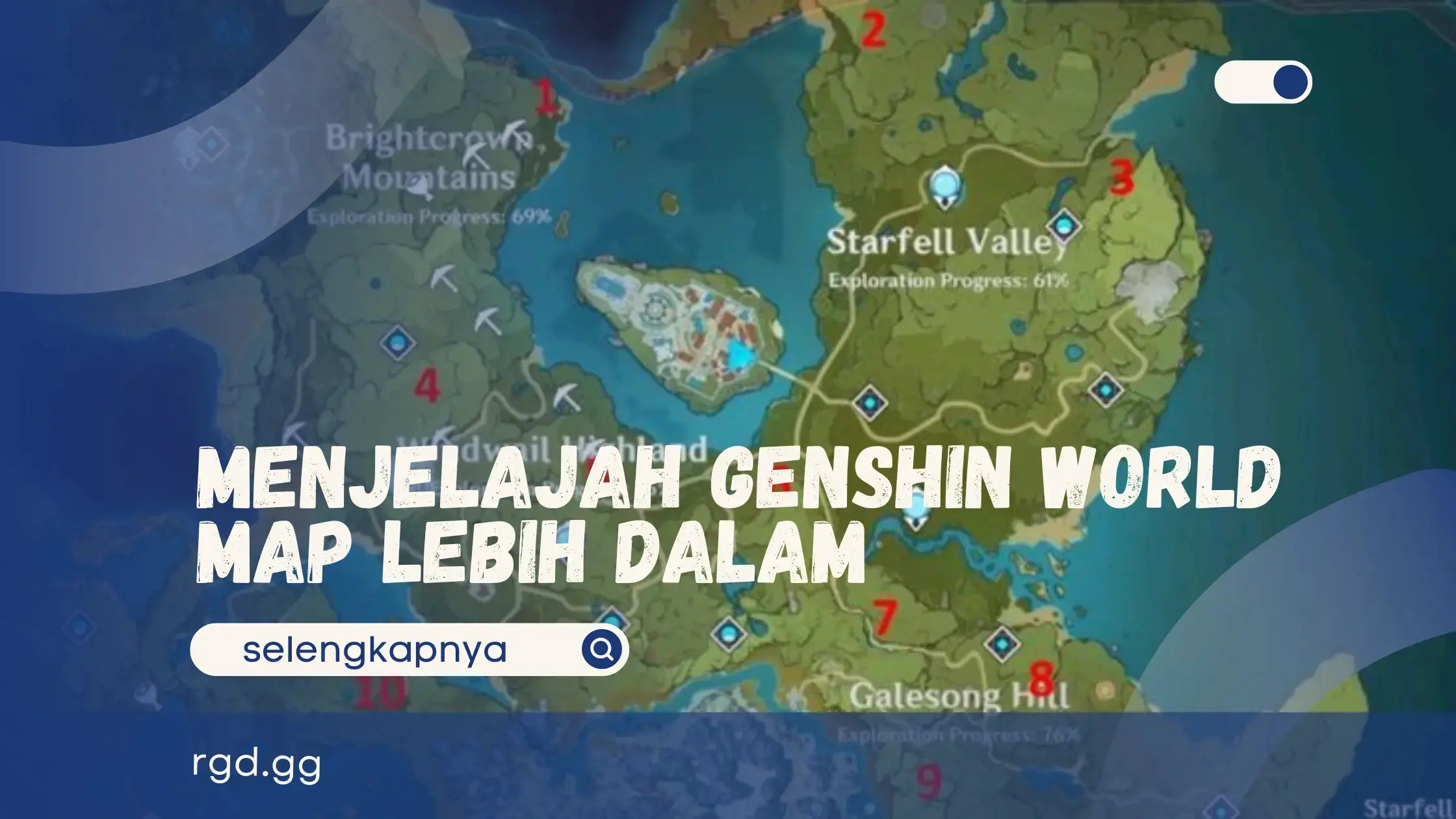 Menjelajah Genshin World Map Lebih Dalam