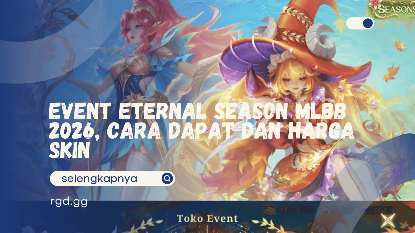 Event Eternal Season MLBB 2026 Miya dan Floryn, Cara Dapat dan Harga Skin banner