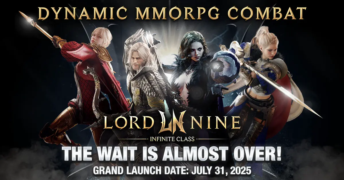 LORDNINE Siap Meluncur 31 Juli 2025, MMORPG Besutan Smilegate Tampil Menjanjikan