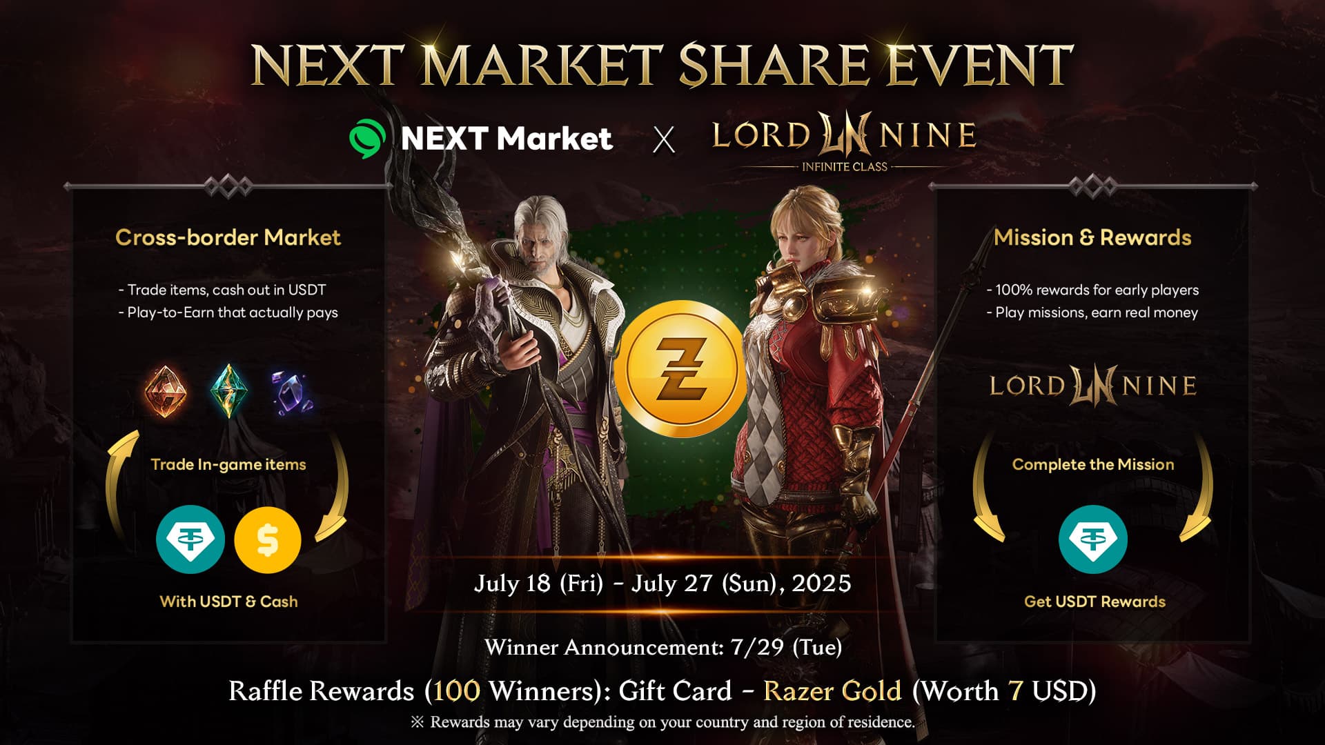 NEXT MARKET x LORDNINE: INFINITE CLASS! Kolaborasi Futuristik yang Mengguncang Ekosistem Dunia Game